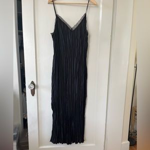 Crinkle slip dress